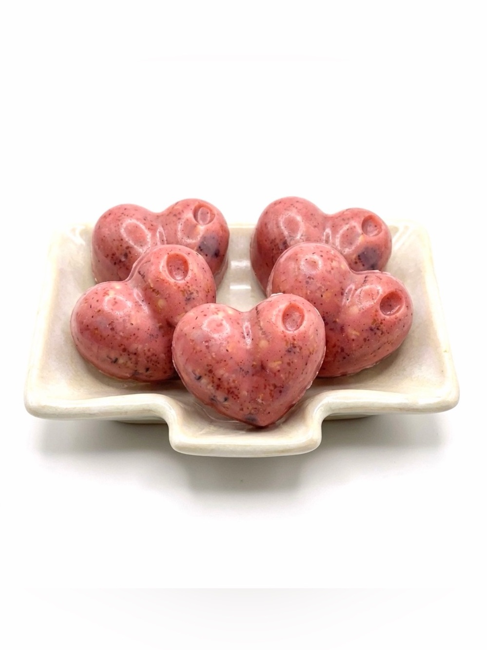 VintageBitch Gifts - Strawberry Champagne Organic Oatmeal Mini Soaps